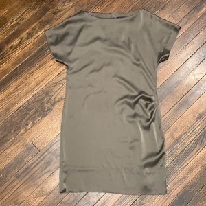 Mocha silk dress by Banana Republic. Size 6.